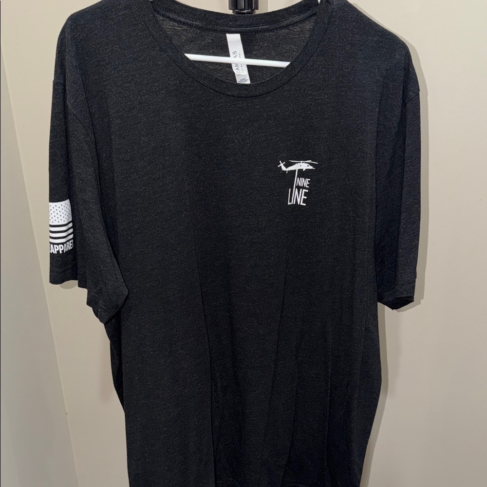 Nine Line Men's Short Sleeve Graphic Tee in Black